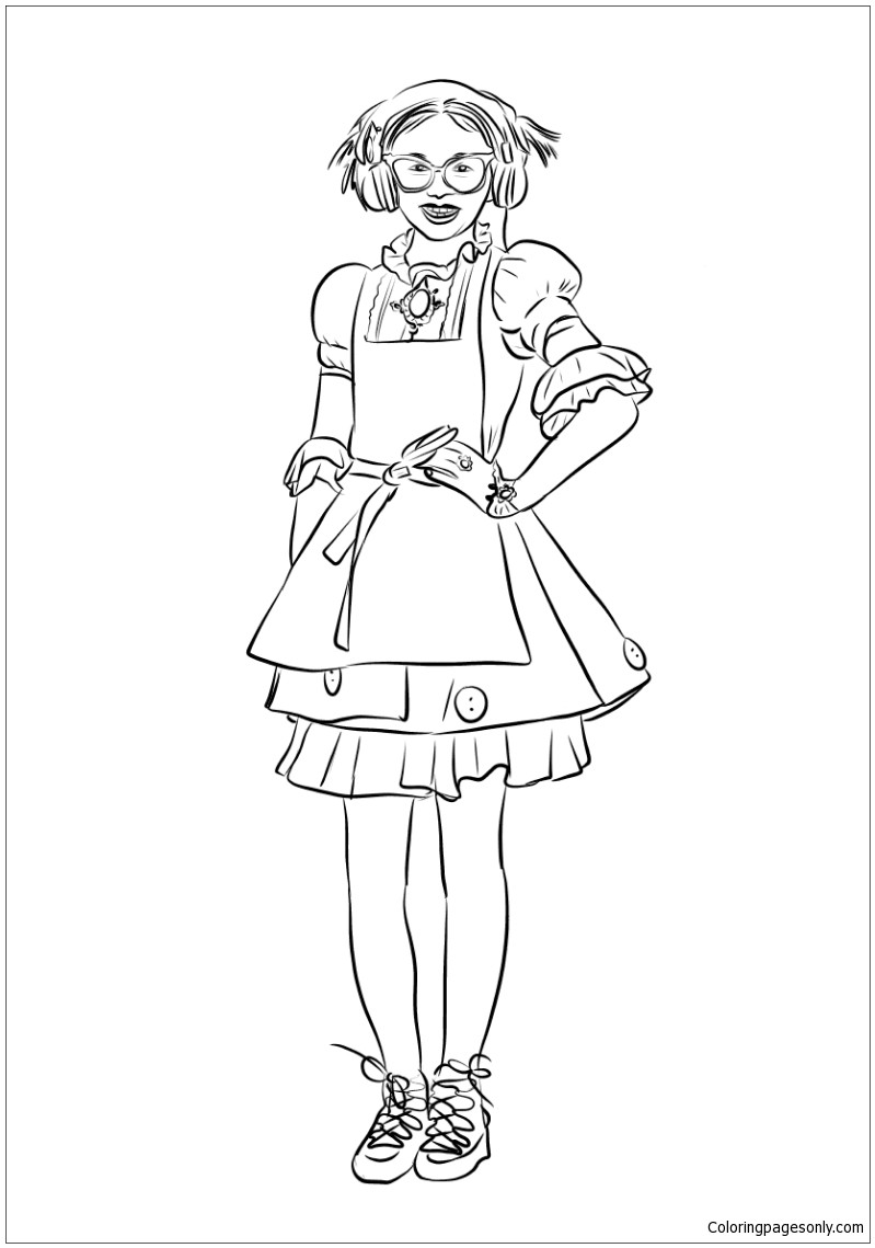 799x1139 Evie From Descendants Coloring Page Barbie Print Out Coloring Pages