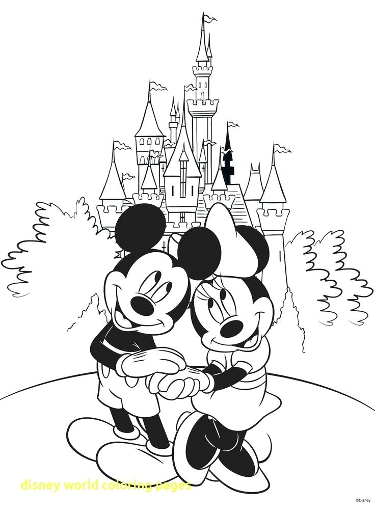 736x1009 Disney World Coloring Pages World Coloring Book Also Beautiful