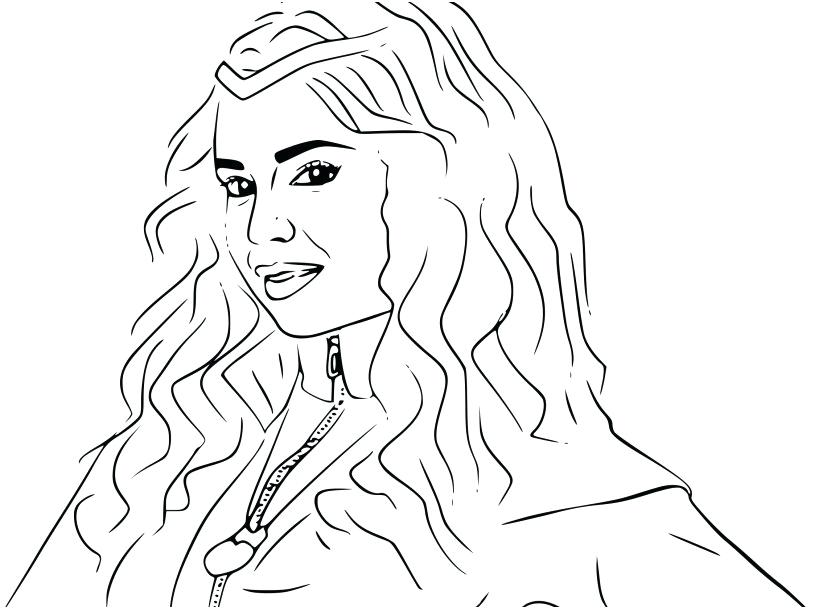 827x609 Descendants Coloring Pages Best Of Descendants Coloring Pages