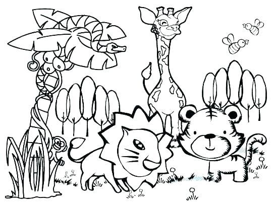 543x409 Animals Coloring Pages Printable Animals Coloring Pages Ntable