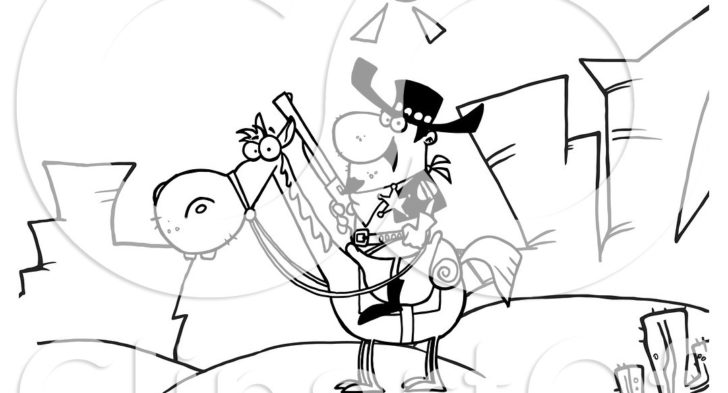 728x393 Desert Landscape Coloring Pages Royalty Free