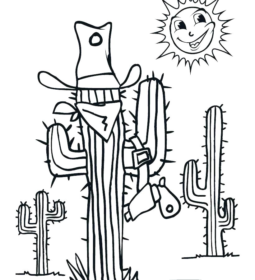 Desert Plants Coloring Pages at GetDrawings | Free download