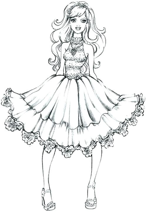 497x722 Designer Coloring Pages Coloring Page Dress Backgrounds Coloring