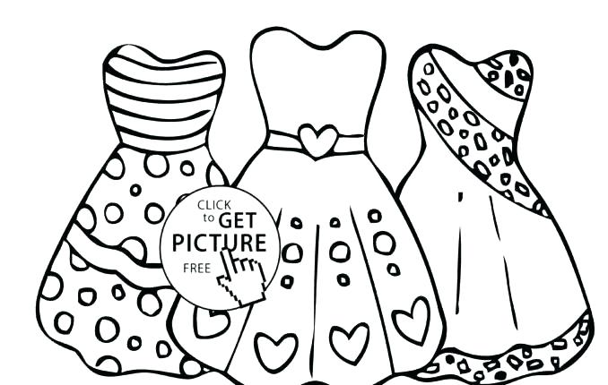 678x430 Dress Coloring Pages