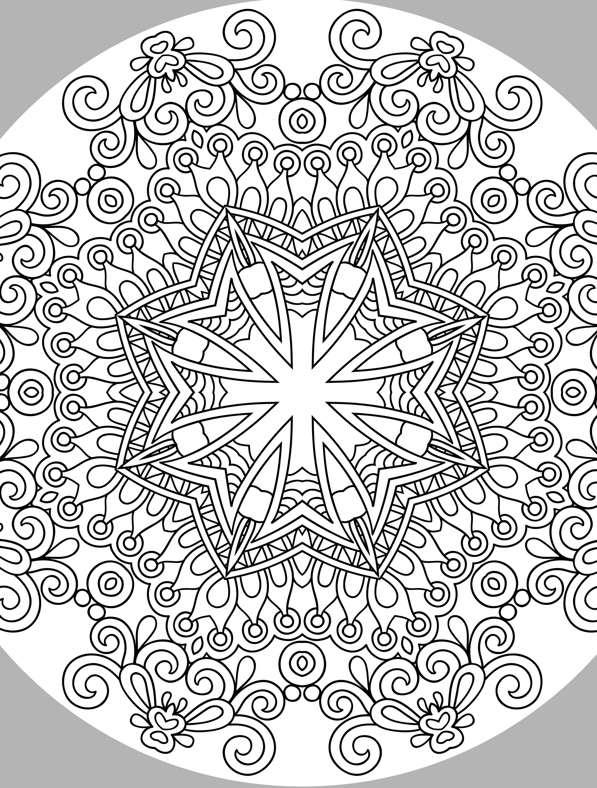 2500x3300 Awesome Adult Coloring Pages Stress Reducing Gallery Printable