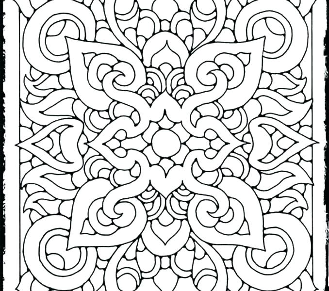 678x600 Free Printable Coloring Pages For Teens