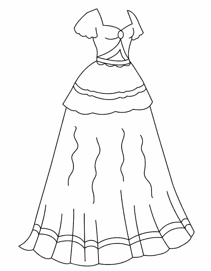700x900 Excellent Dress Coloring Page Dress Coloring Pages Delightful