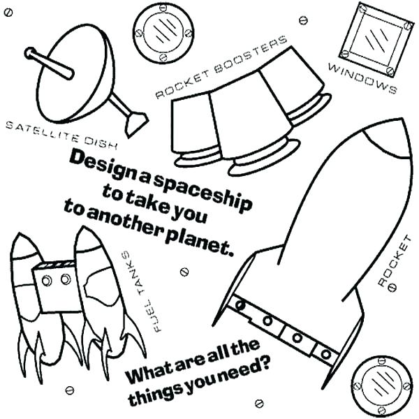 600x600 Spaceship Coloring Pages Design Your Own Coloring Page Design Your