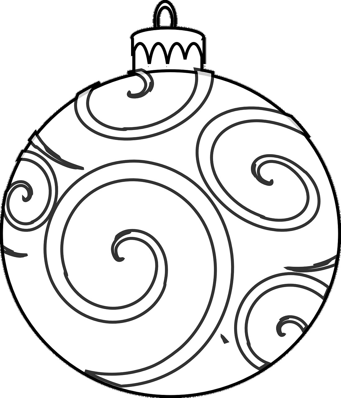 1098x1280 Colour And Design Your Own Christmas Ornaments Printables