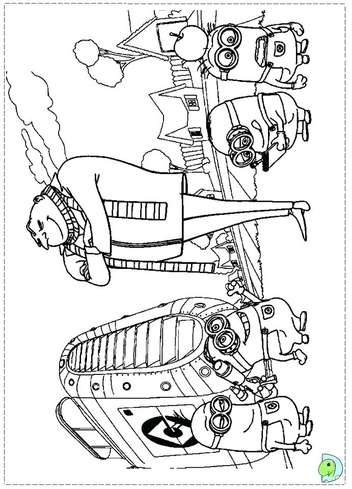 691x960 Despicable Me Coloring Pages To Print Printable Coloring Pages