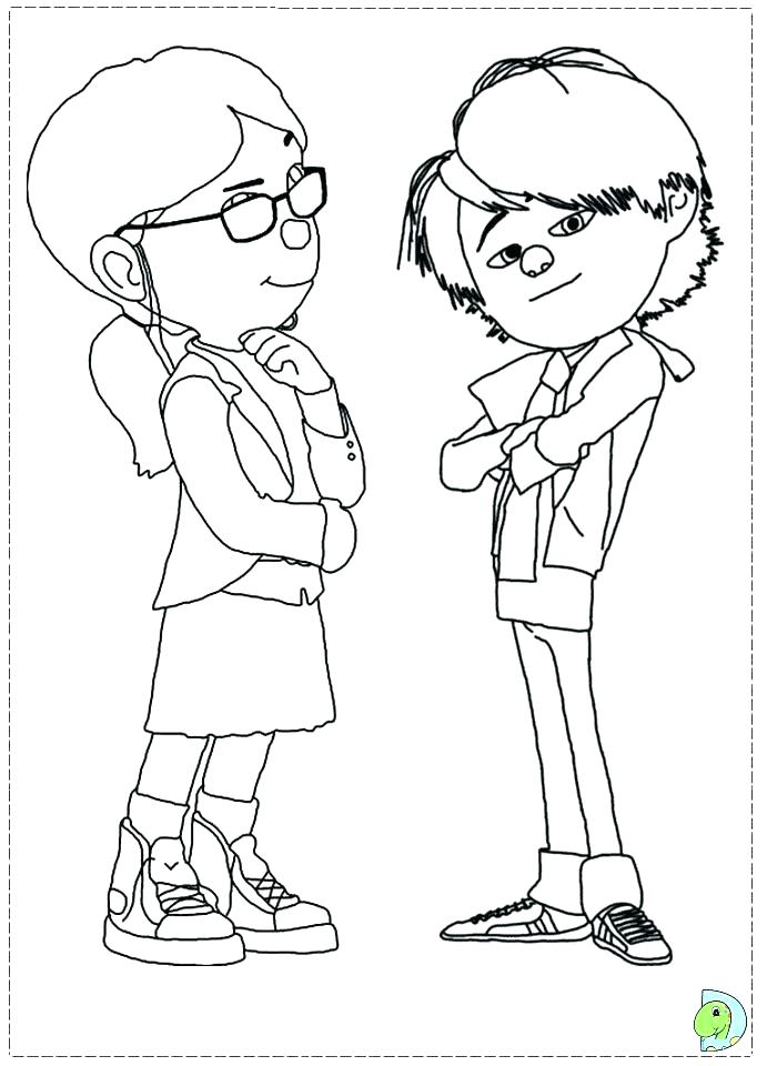 691x960 Despicable Me Coloring Pages Printable Despicable Me Printable