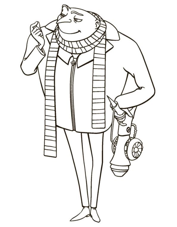 595x764 Kids N Coloring Pages Of Despicable Me