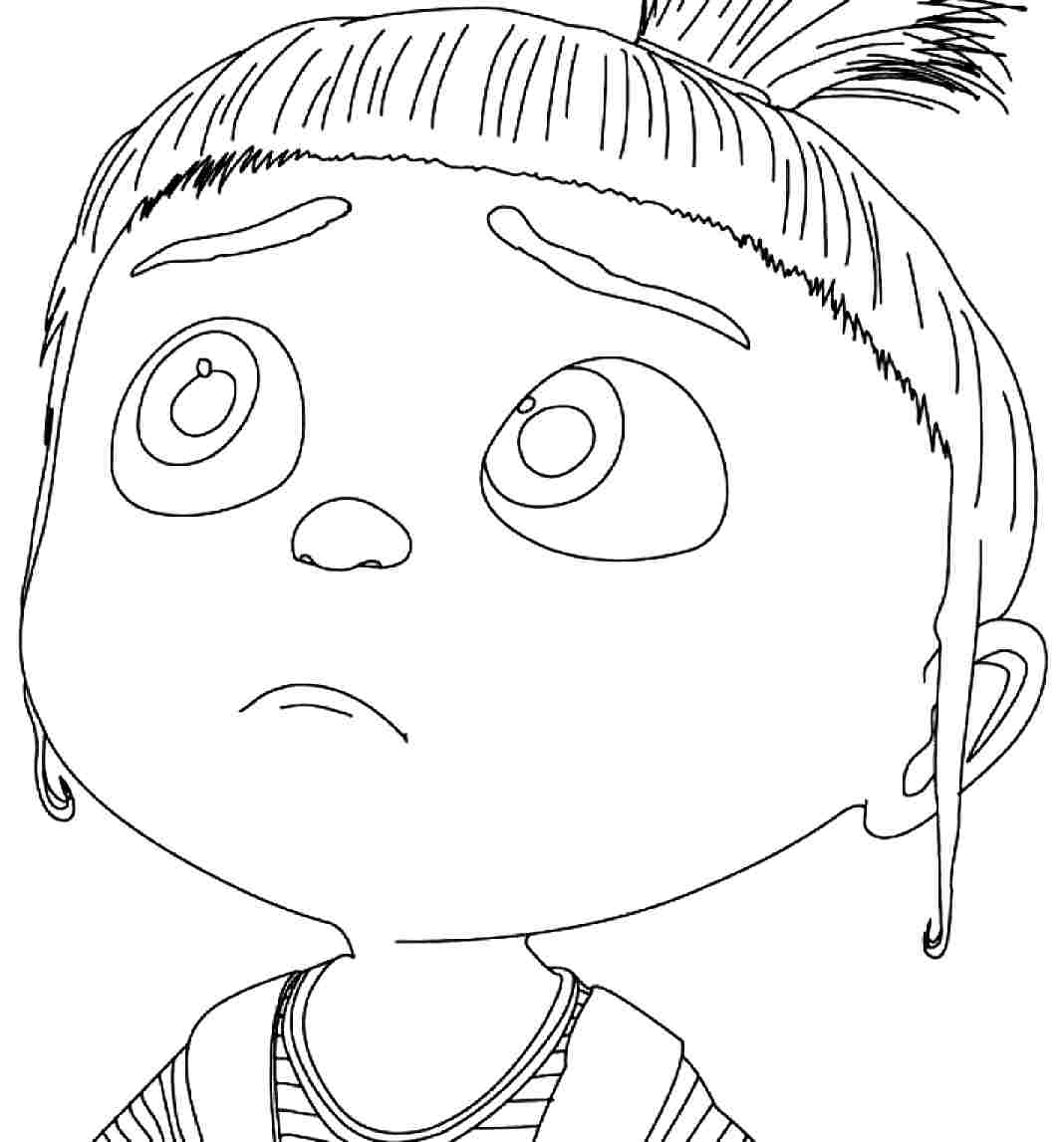 Despicable Me Agnes Coloring Pages at GetDrawings | Free download