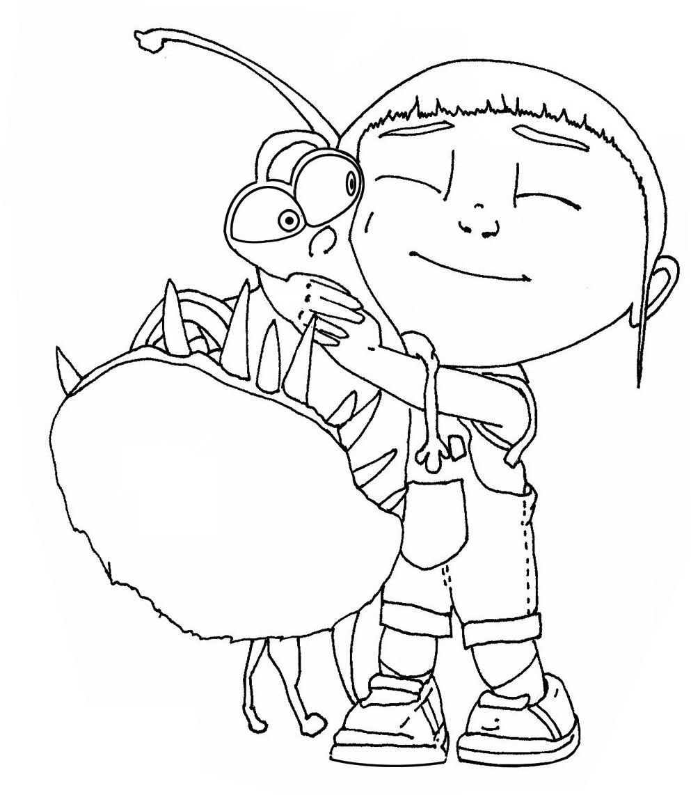 993x1142 Free Printable Despicable Me Coloring Pages For Kids