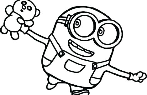 469x304 Minion Coloring Pages To Print Deepart