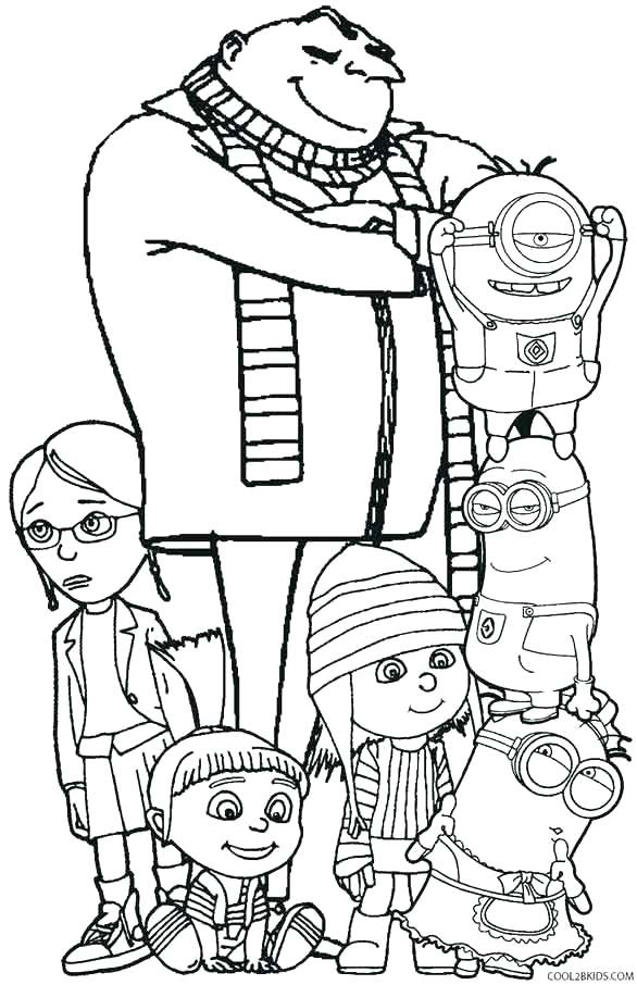 586x906 Despicable Me Printable Coloring Pages Minions Coloring Book