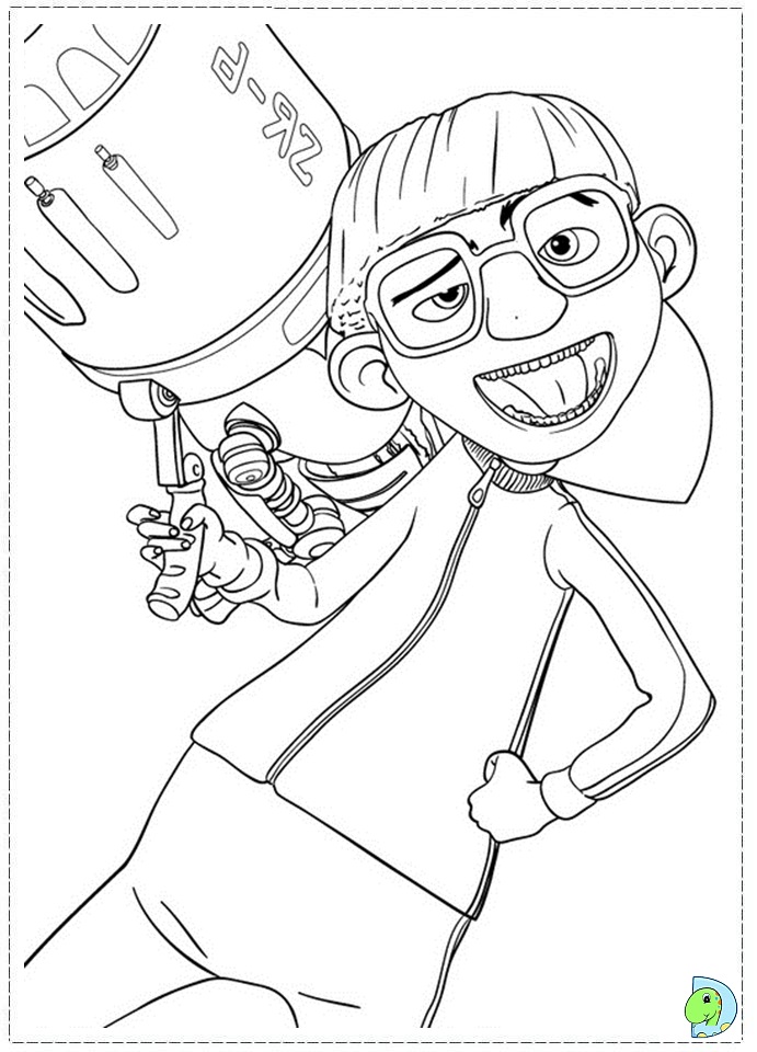 691x960 Despicable Me Vector Coloring Page Ready To Print