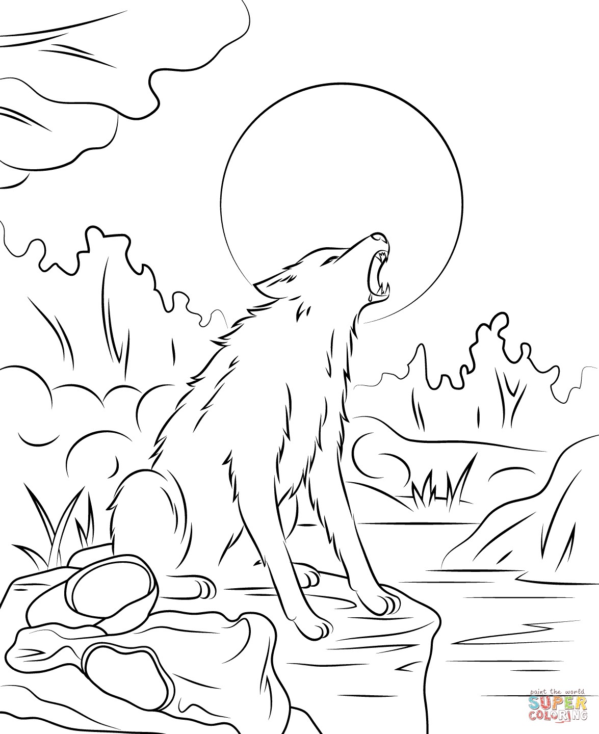 1175x1440 Destiny Werewolf Coloring Page Coloring Pages For Knuffle Bunny