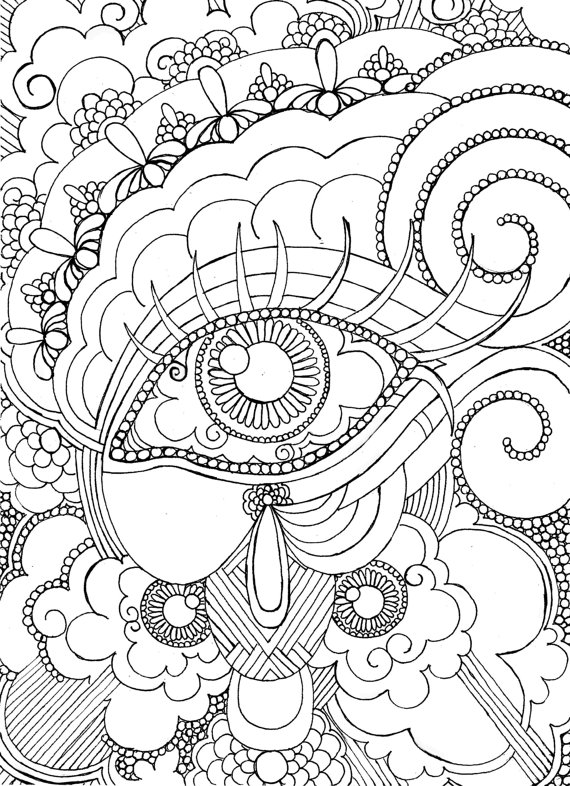 570x786 Detailed Coloring Pages The Sun Flower Pages