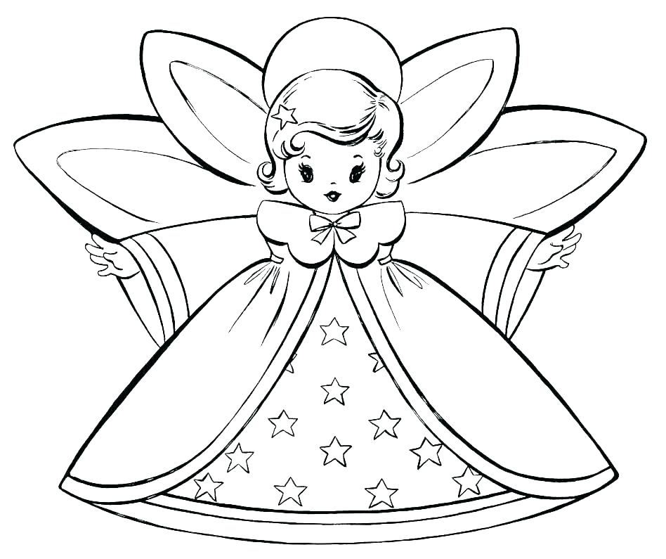 948x795 Angel Coloring Pages For Preschool Angels Coloring Pages Free