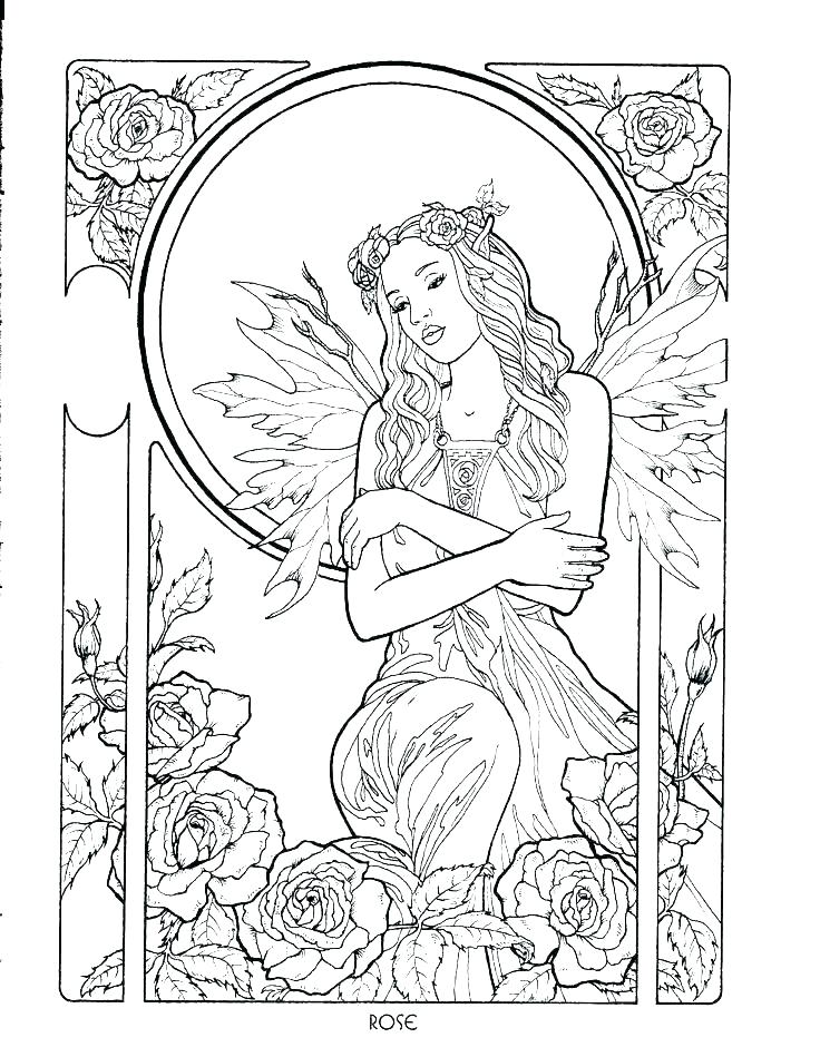 736x949 Detailed Fairy Coloring Pages Free Printable Fairy Coloring Pages