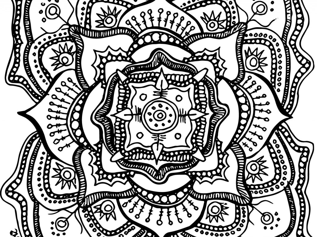 1024x768 Trend Find Printable Adult Coloring Pages Abstract To Download