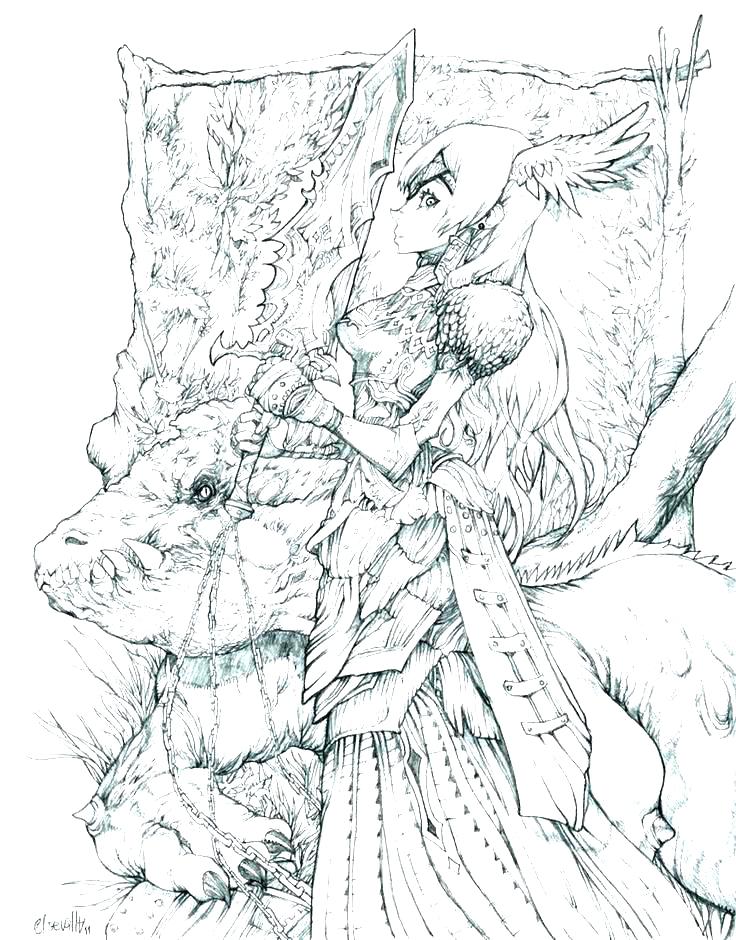 736x940 Detailed Dragon Coloring Pages Printable Cute Dragon Coloring Evil