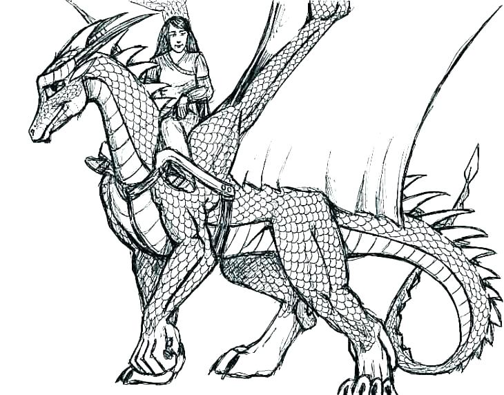 730x572 Free Printable Realistic Dragon Coloring Pages Detailed Dragon