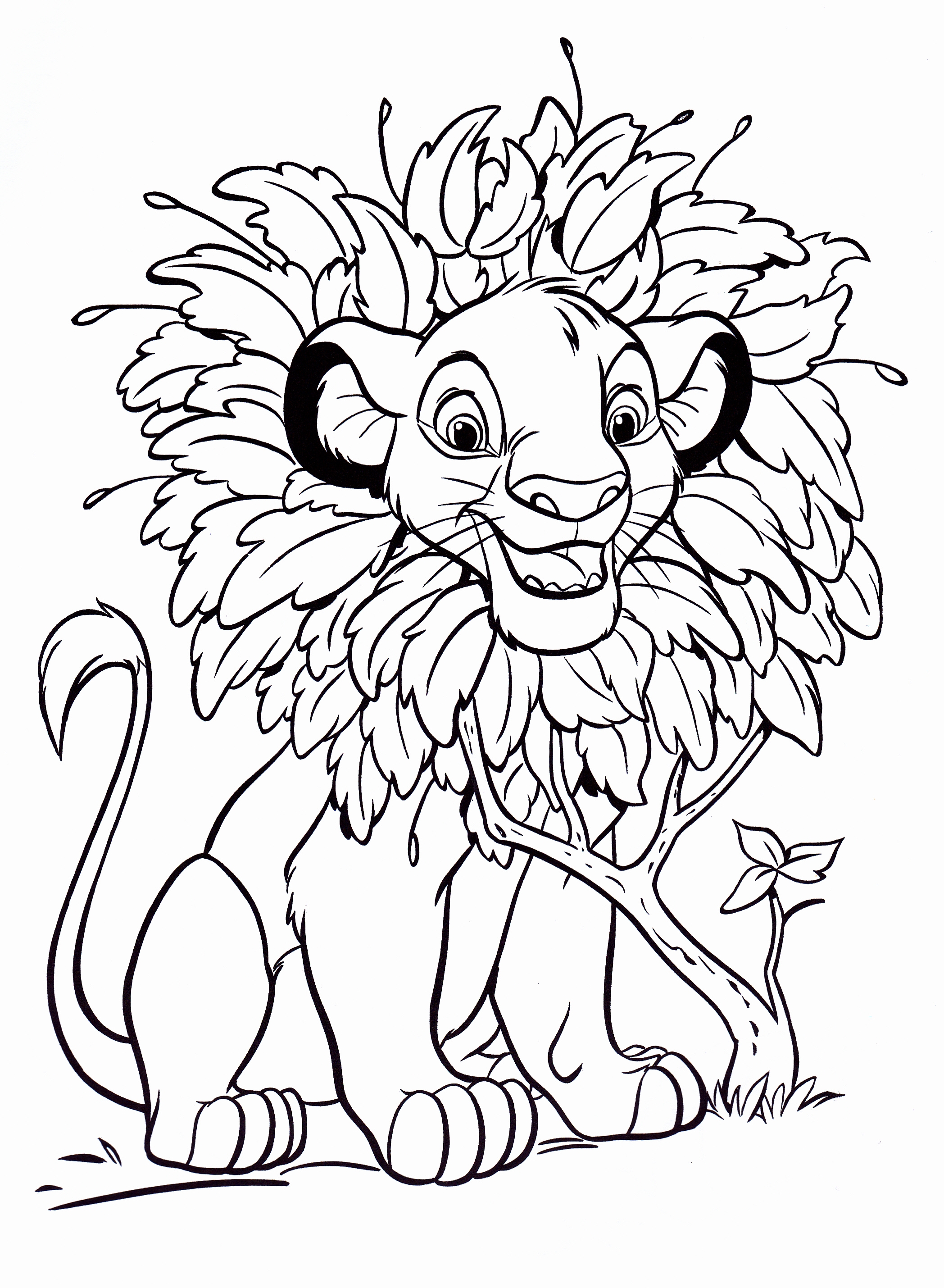 2096x2859 Free Disney Coloring Pages The Sun Flower Pages