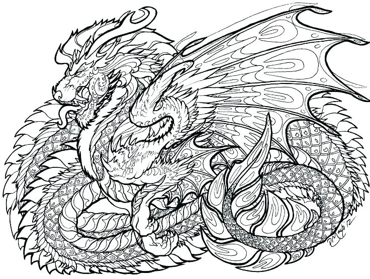 736x555 Printable Dragon Coloring Pages Printable Dragon Coloring Pages