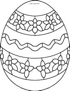233x300 Detailed Easter Egg Coloring Pages Color Bros