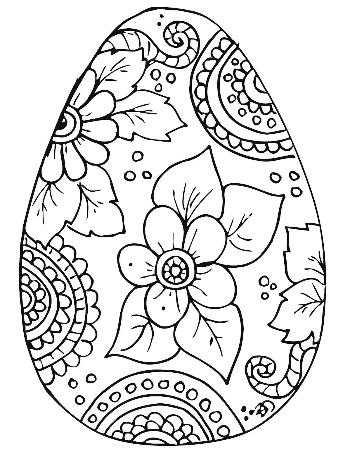 1174x1600 Free Easter Egg Coloring Pages Easter Huevo