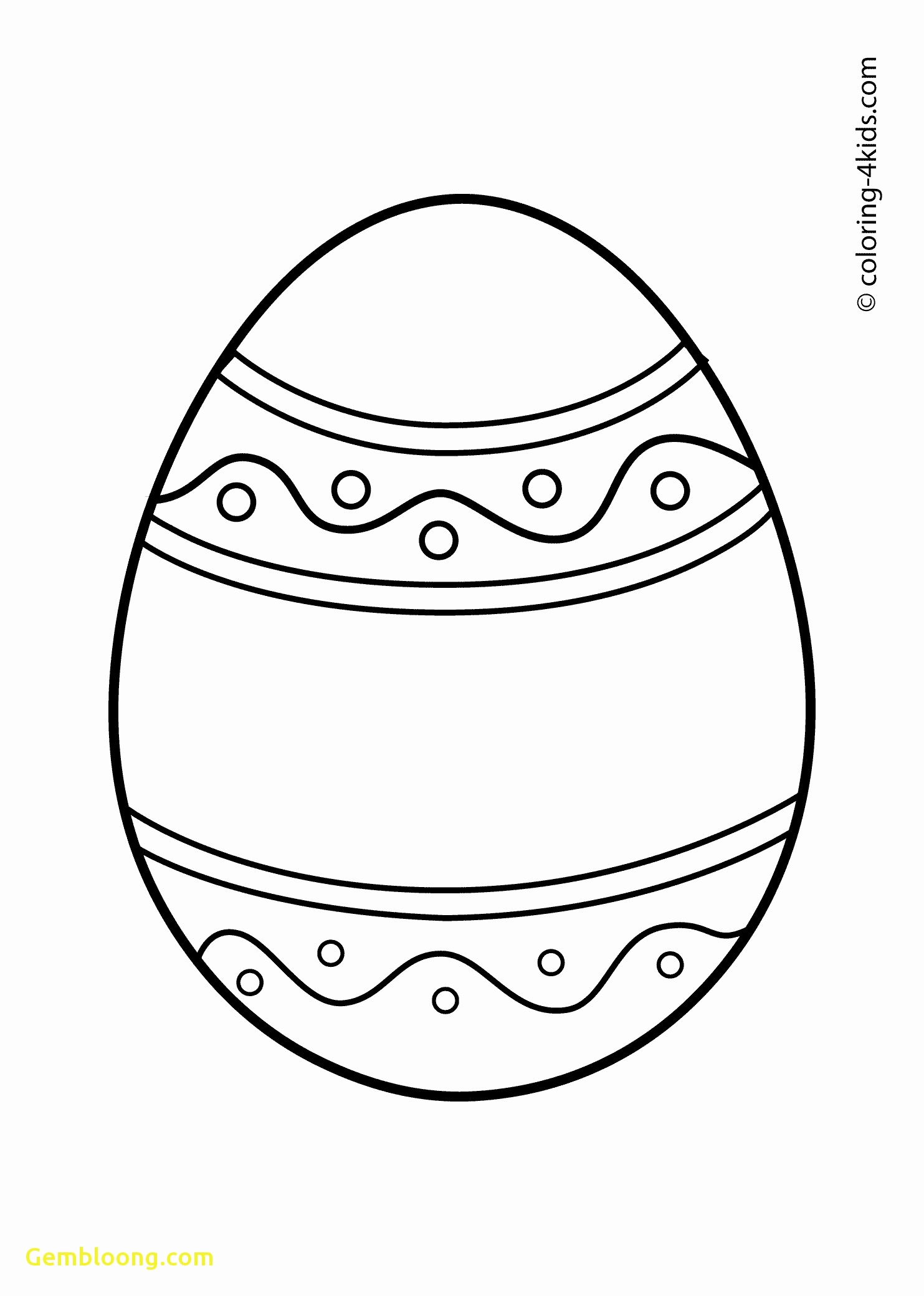 Detailed Easter Egg Coloring Pages at GetDrawings | Free download