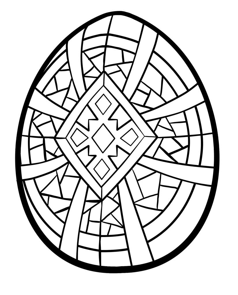 826x1023 Incredible Detailed Easter Egg Coloring Pages U Color Bros Pics