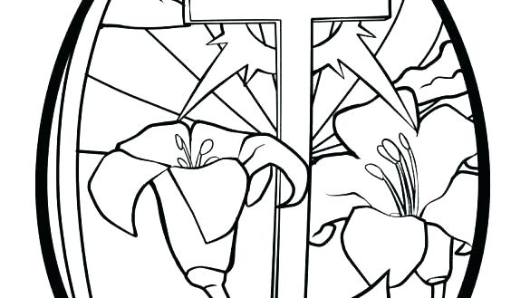 585x329 Easter Egg Coloring Page