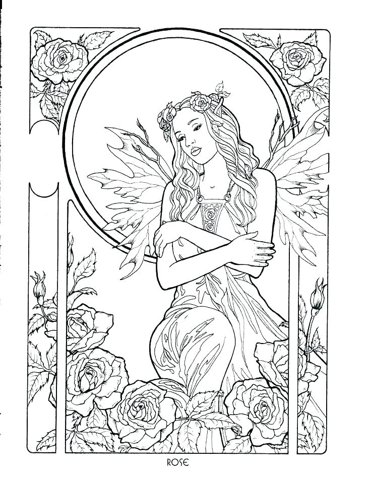 736x949 Fairy Coloring Book Detailed Fairy Coloring Pages Printable Fairy