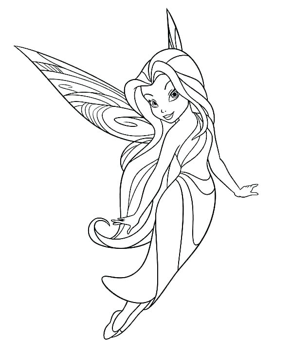 600x705 Fairy Coloring Page Printable Adult Pages Fairy Coloring Pages