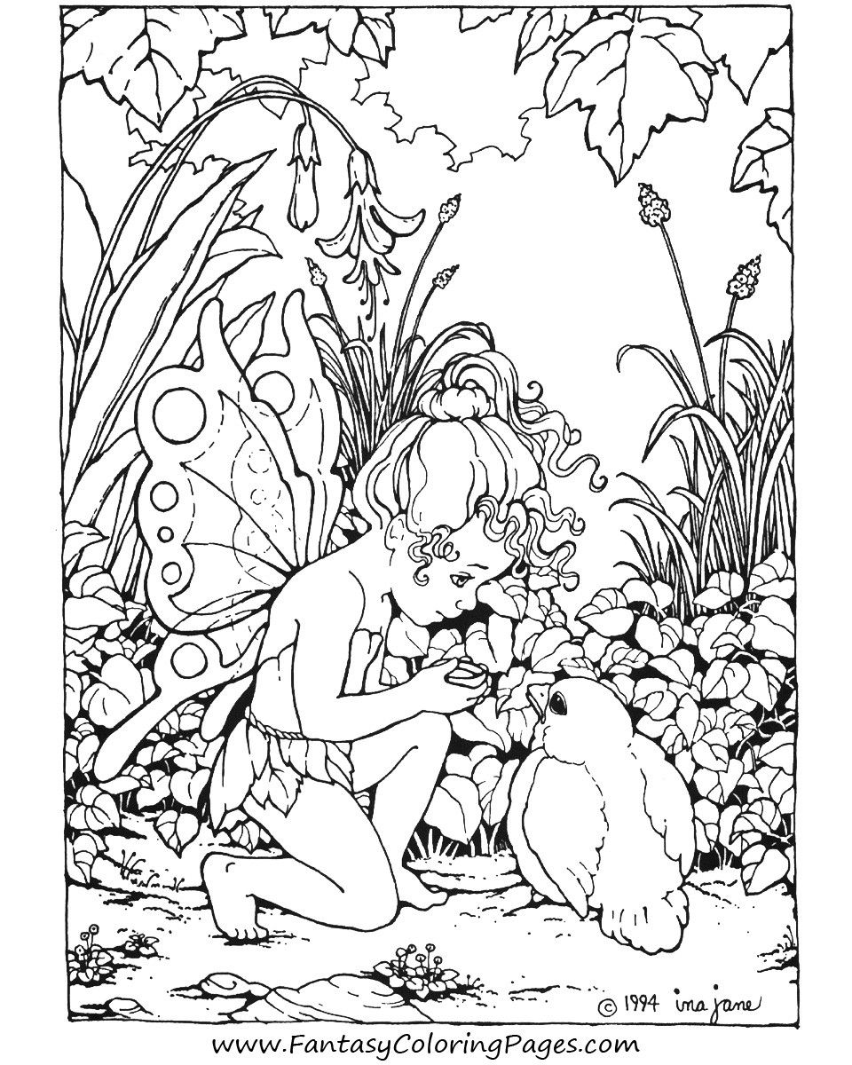 960x1200 Detailed Fairy Coloring Pages For Adults Coloring Pages For Me