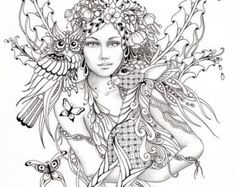 236x187 Fairy Coloring Pages For Adults Printable Free