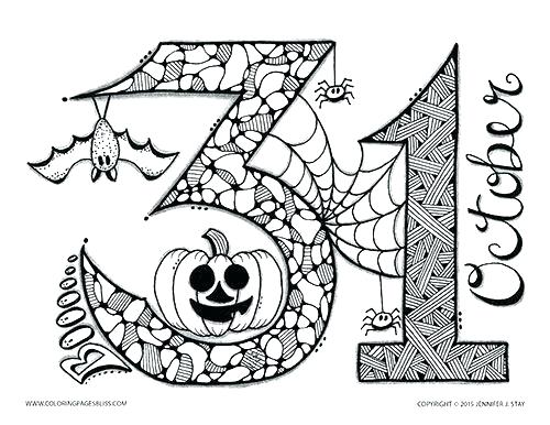 500x386 Halloween Coloring Pages Happy Coloring Page