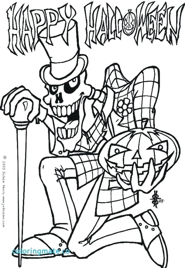 621x900 Spooky Halloween Coloring Pages