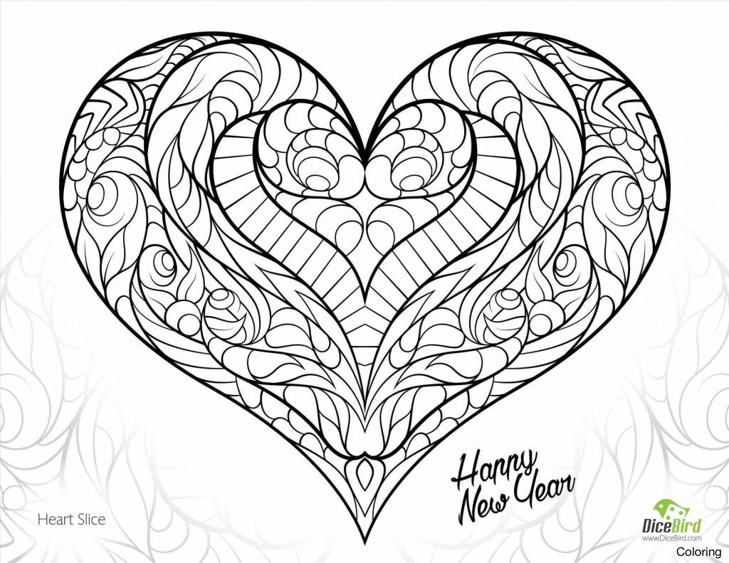 1024x791 Double Heart Coloring Pages