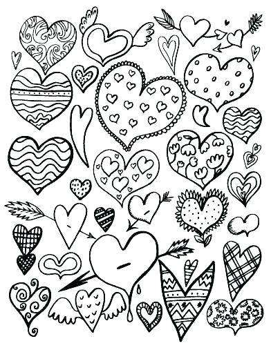 392x507 Heart Coloring Page Human Heart Coloring Pages Heart Coloring Page