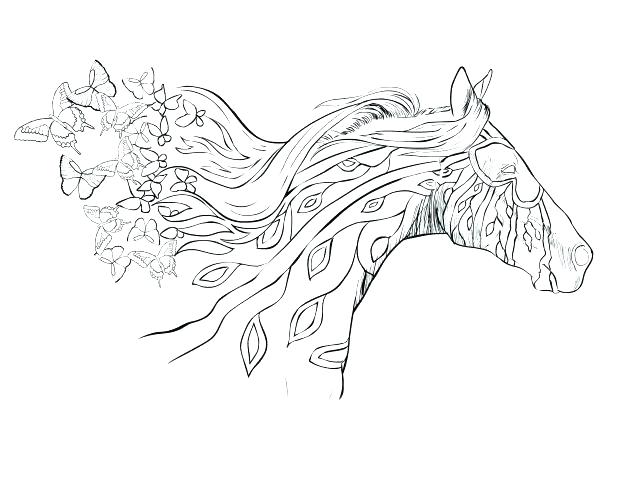 618x478 Free Horse Coloring Pages Realistic Horse Coloring Pages Packed