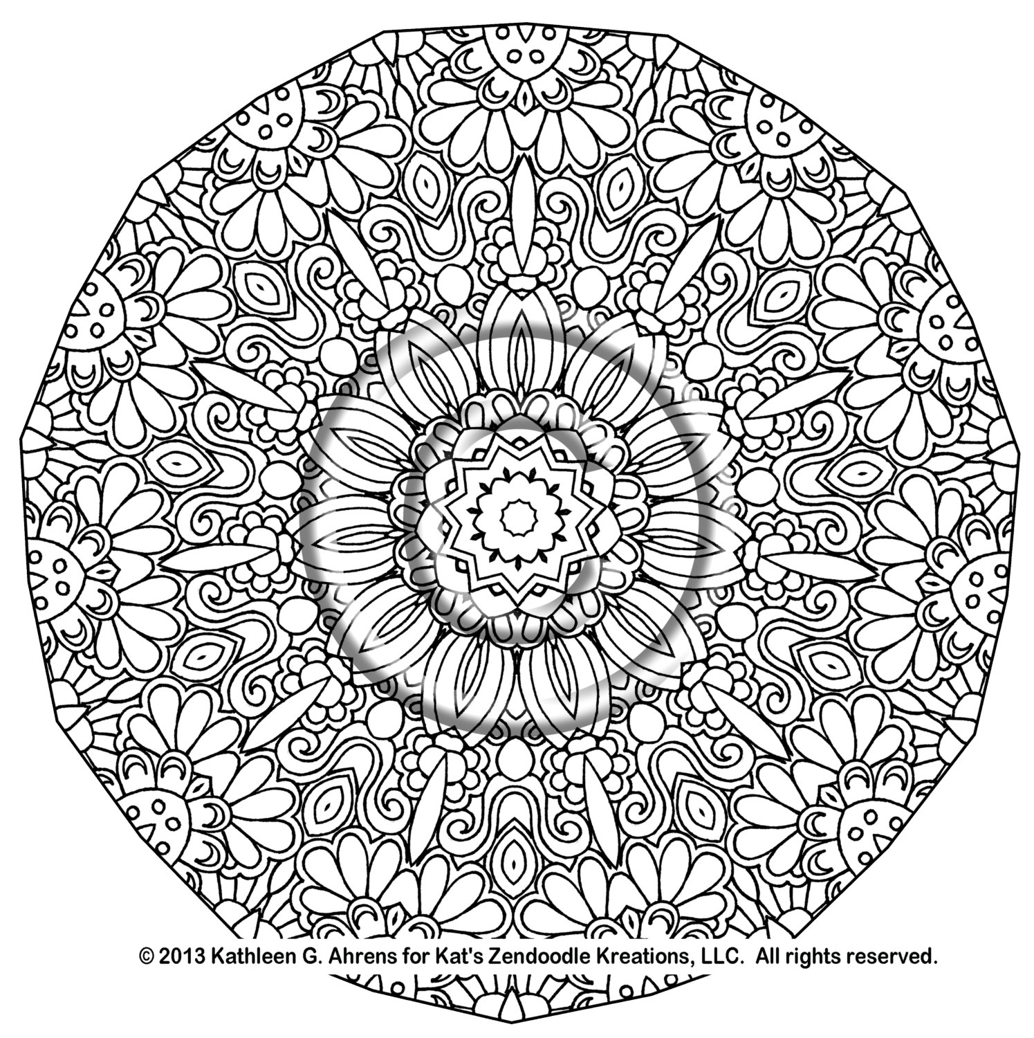 1495x1500 Intricate Mandala Coloring Pages