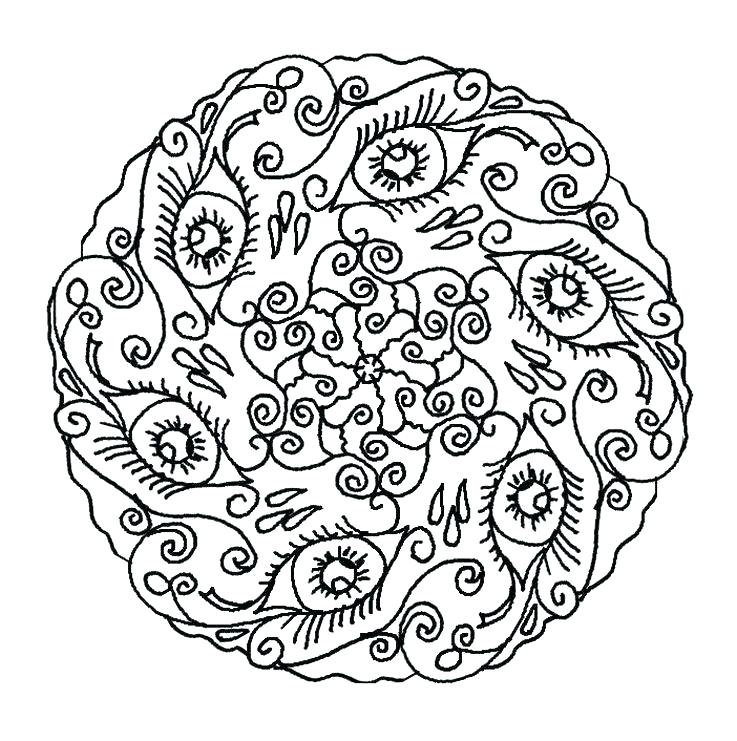 737x741 Mandala Online Coloring Pages Mandala Coloring Online Coloring