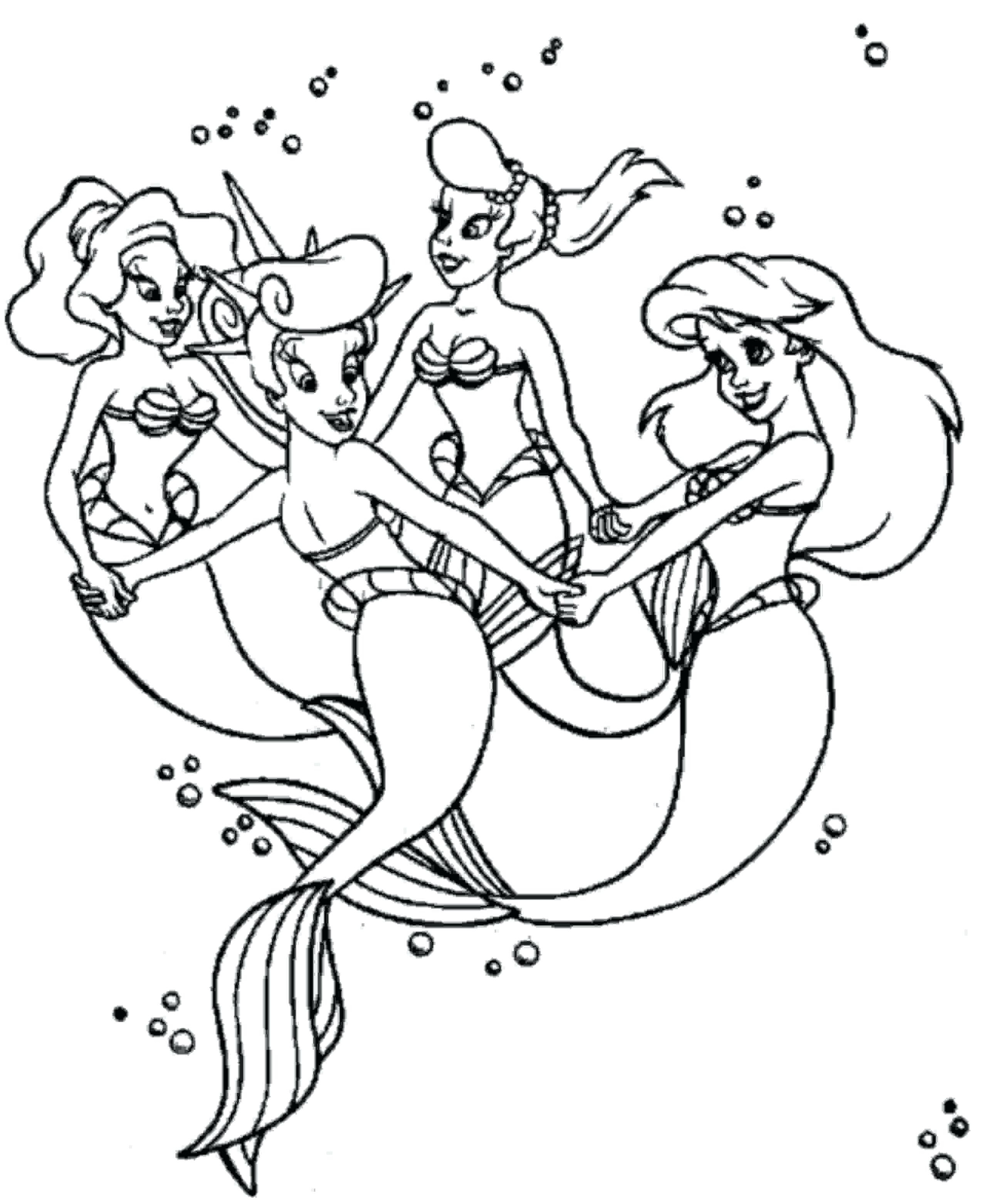 2551x3123 Coloring Pages Mermaid Coloring Page Cute Realistic Pages