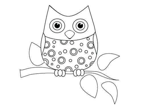 500x386 Owl Color Pages Coloring Pages Of Owls To Print Owl Coloring Page