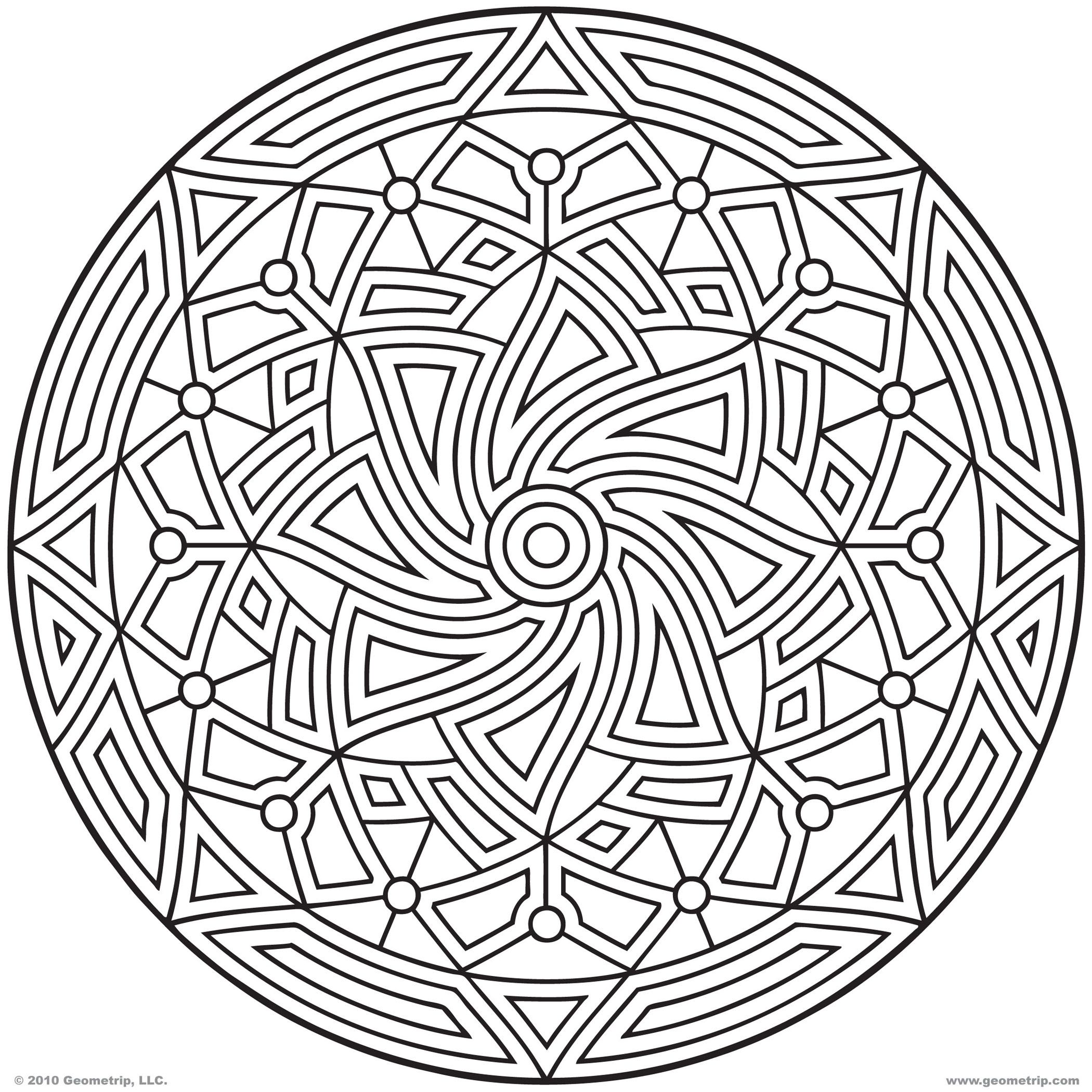 2100x2100 Rare Circle Pattern Coloring Pages Images Of P