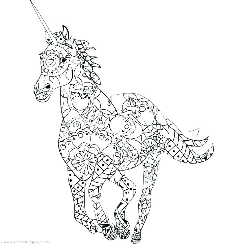 843x843 Detailed Unicorn Coloring Pages Together With Emo Coloring Pages